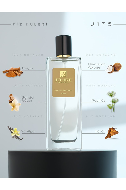 Joure J175 - Odunsu Vanilya Sıcak Baharatlar Pudralı Kokulu 50ml Kalıcı Edp Kadın Parfüm