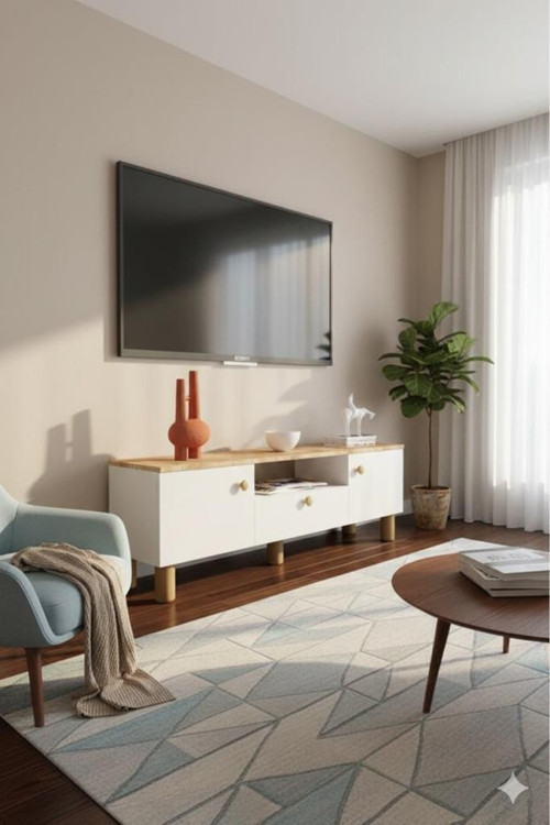 3 Kapaklı Bohem Tv Ünitesi