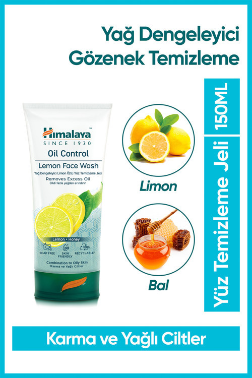 Yağ Dengeleyici Yüz Temizleme Jeli, Bal, Limon Özü, Parabensiz, Karma Ve Yağlı Ciltler, 150 Ml