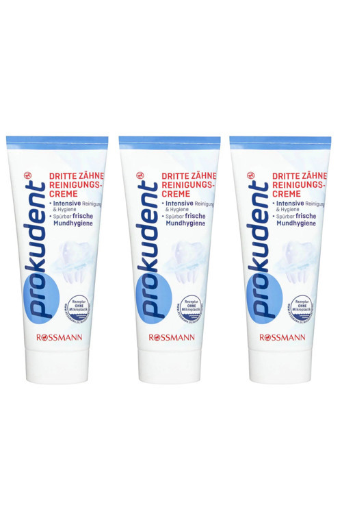 Protez Diş Temizleme Macunu 75 Ml (3 Adet)