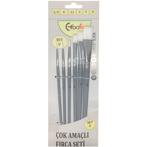Fırça Seti Çok Amaçlı Artist 6 LI (3-5-8-3/4-8-12)