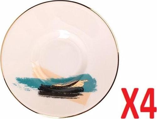Dash Desen Çay Tabağı 11cm 4 lü 04ALM008508