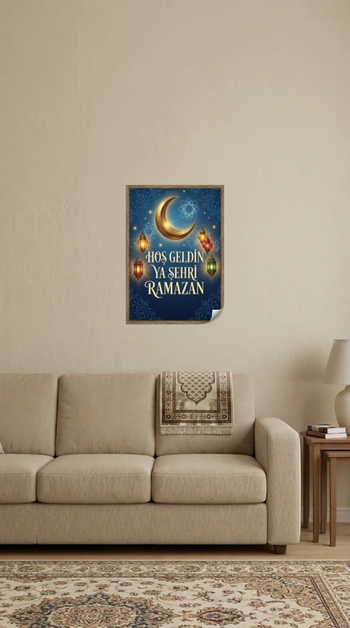 Ramazan Tablo - Poster Dini (Model- 61)