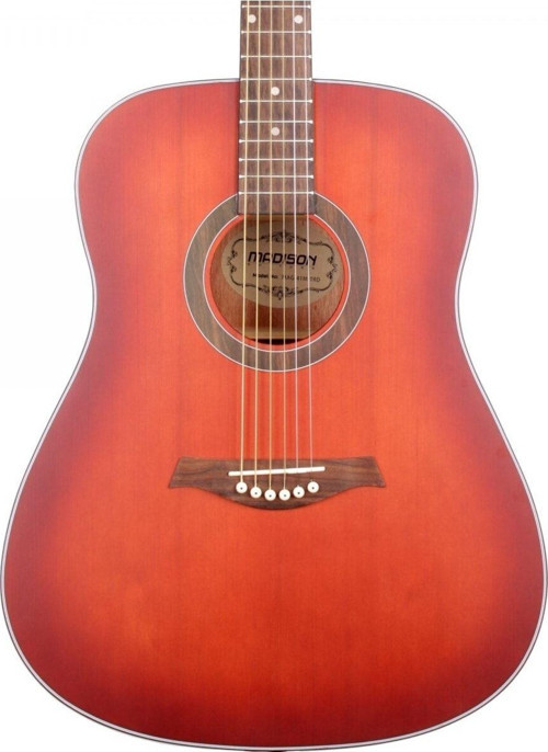 Mag-41M-Trd Trans Red Akustik Gitar Kılıf Ve Pena Hediyeli