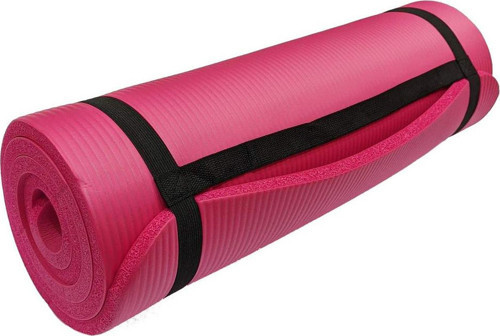 15 mm Pilates Minderi Yoga Mat Pembe