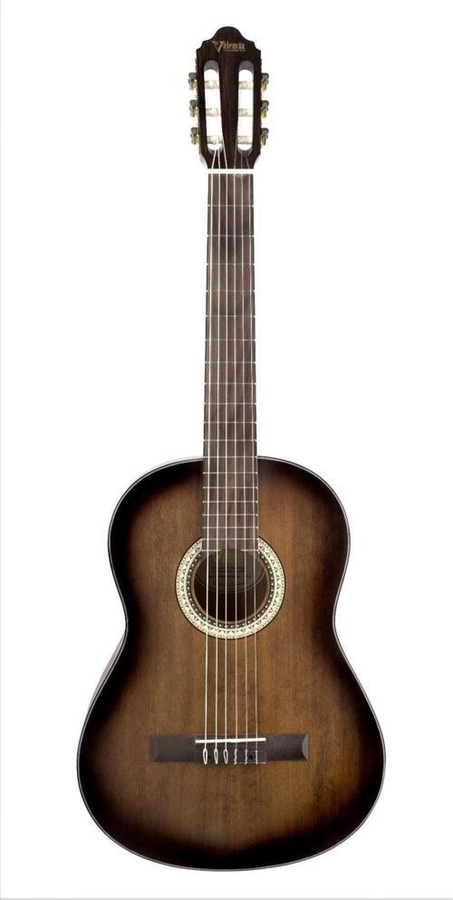 Valencıa Vc404Hsb Klasik Gitar Historic Sunburst Kılıf Ve Pena