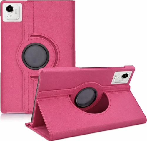 Huawei Honor Pad X9A 360 Tablet Deri Kılıf - Pembe