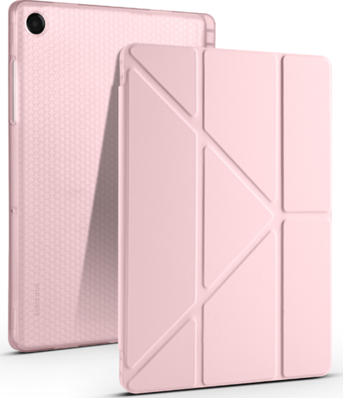 Galaxy Tab A11 Plus ile Uyumlu Kalem Bölmeli Tri Folding Kılıf