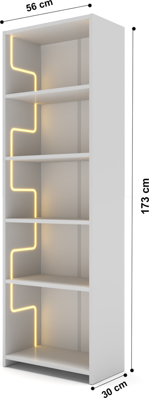 LABİRENT LEDLİ AÇIK KİTAPLIK