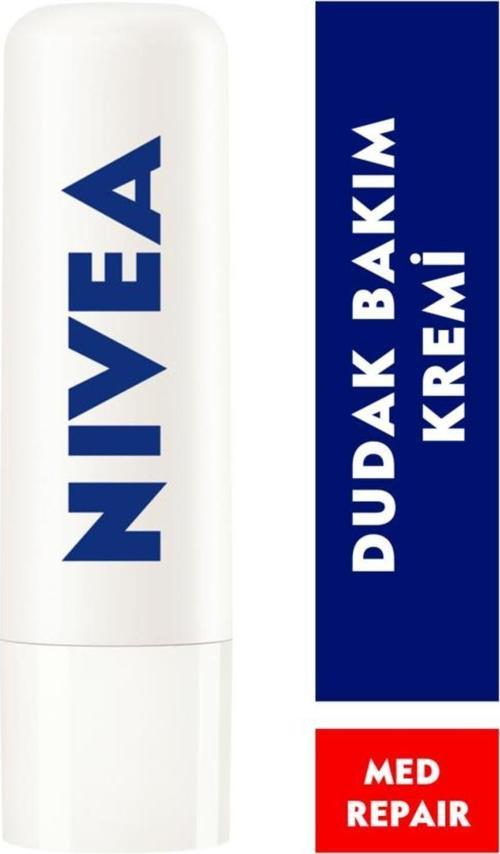 Güneş Koruyucu Renksiz Dudak Bakım Kremi Med Repair 4,8 gr, SPF15, Nemlendirici, Çatlamış Dudaklar