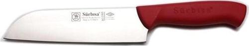 Sürmene Santoku Şef Bıçağı 61195 Kırmızı