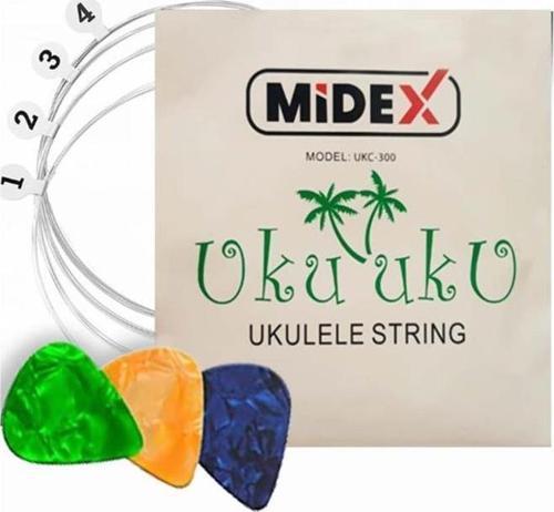 UKC-300 Ukulele Teli 1 Takım (Pena Hediye)