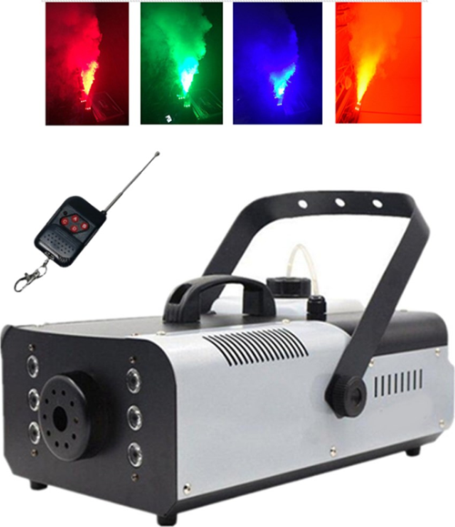 QL-2000RGB Sis Makinesı LED Işıklı 2000 Watt Uzaktan Kumandalı
