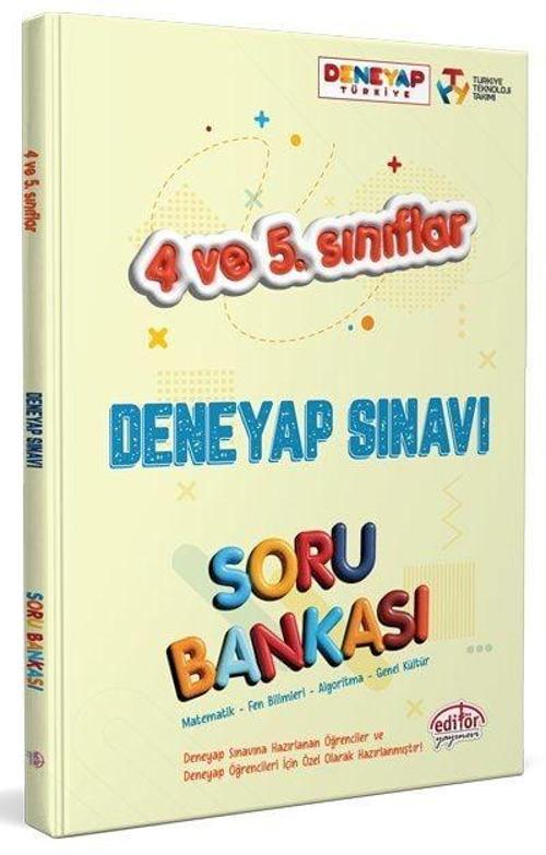 Editör 4-5. Sınıf Deneyap Soru Bankası