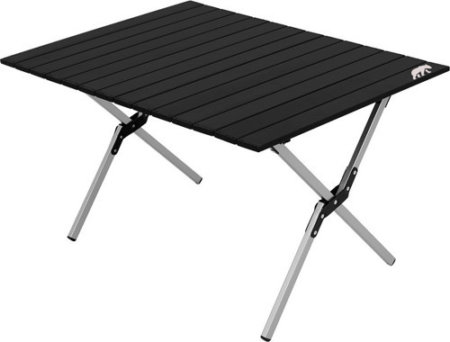 ® Alüminyum Katlanabilir Large Kamp ve Piknik Masası, Çantalı, Siyah