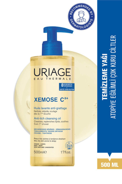 XEMOSE C8+ Atopiye Eğilimli ve Çok Kuru Ciltler İçin Temizleme Yağı 500 ml
