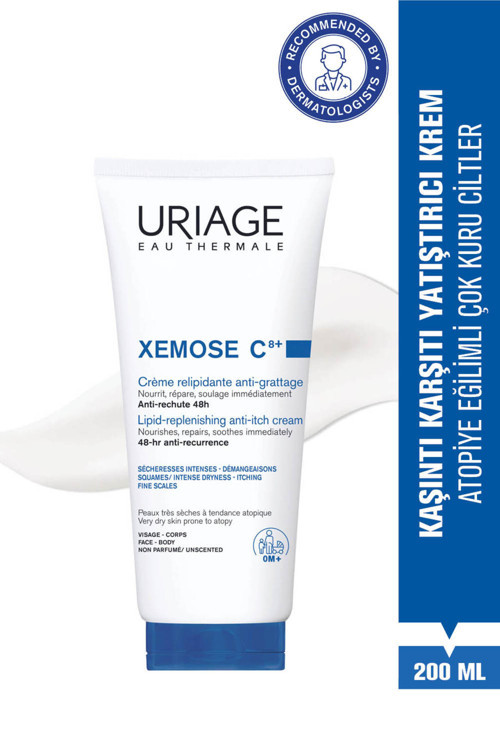 XEMOSE C8+ Atopiye Eğilimli ve Çok Kuru Ciltler İçin Kaşıntı Karşıtı Yatıştırıcı Krem 200 ml