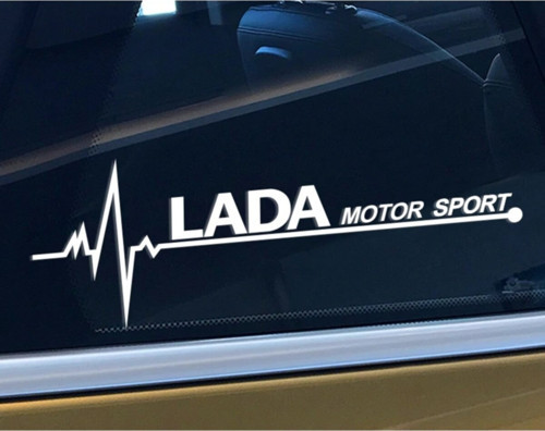 Lada İçin Uyumlu Aksesuar Oto Kapı Yan Cam Sticker 20*7 Cm