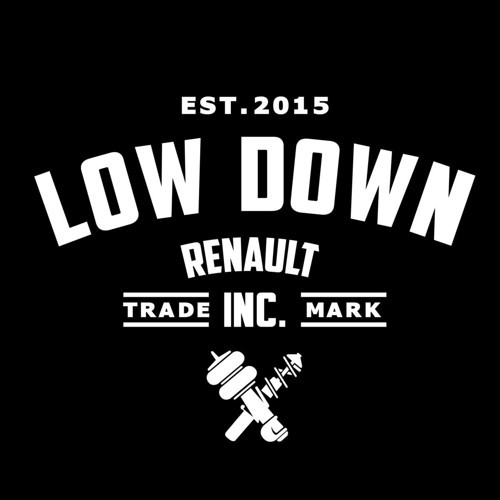 Low Down Renault Arka Cam Sticker 40*31 Cm