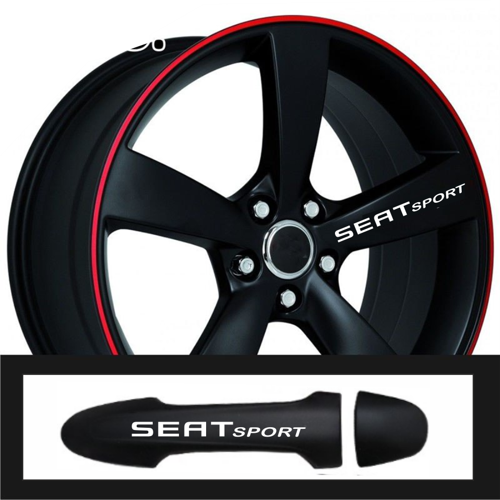 Seat Leon Kapı Kolu Jant Sticker 10 Adet