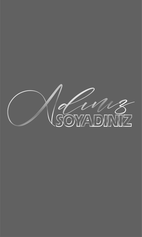 Özel Isim Soyisim Sticker 40*15 Cm