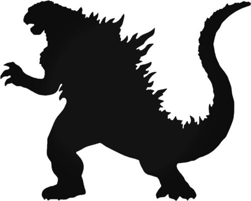 Godzilla Oto Sticker 20 Cm