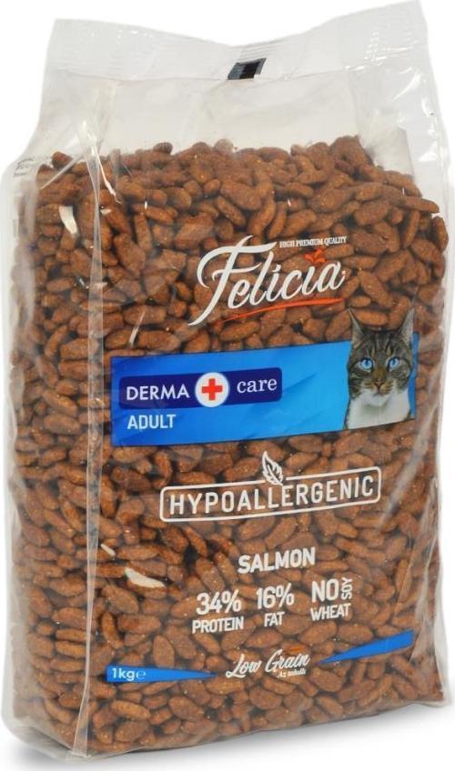 Az Tahıllı 1 Kg Yetişkin Somonlu Kedi Maması Hypo Allergenic
