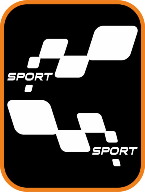 Yan Sport Damalı Oto Sticker Sağ-Sol Takım 2 Adet Beyaz 30*16 Cm