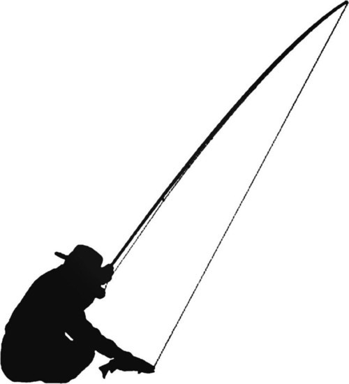 Fly Fishing Oto Sticker 20 Cm