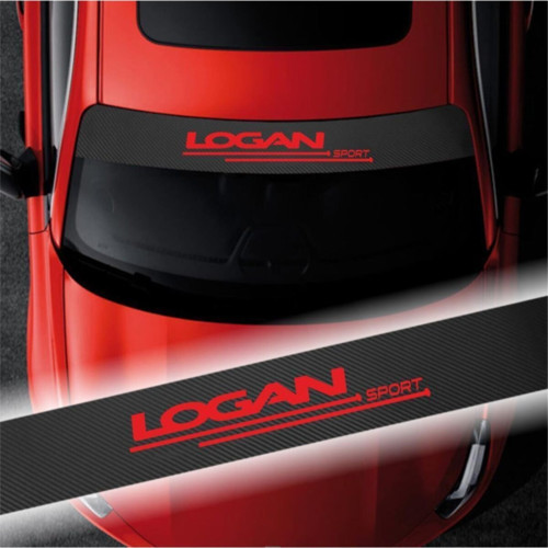 Dacia Logan İçin Uyumlu Aksesuar Oto Ön Cam Oto Sticker Karbon