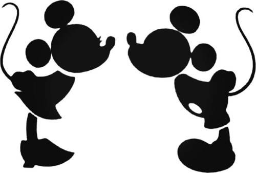 Mickey Mouse Oto Sticker 20 Cm