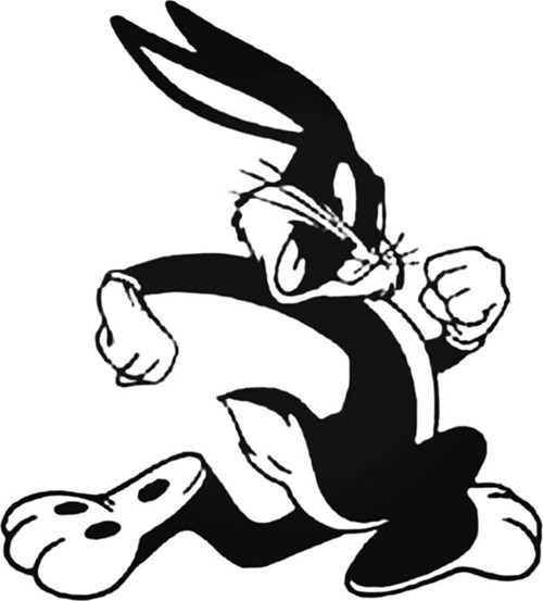Bugs Bunny Tasarım Oto Sticker 20 Cm