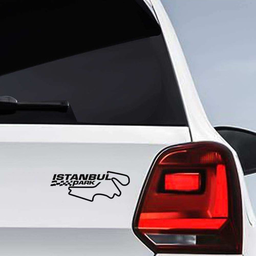 İstanbul Park Harita Rally Oto Sticker25*10 Cm