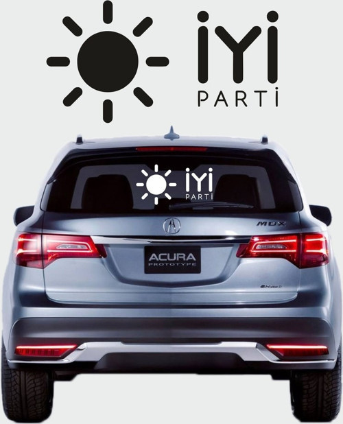 İyi Parti Logo Oto Sticker 35*20 Cm