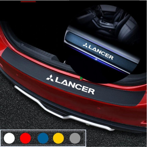 Mitsubishi Lancer İçin Uyumlu Aksesuar Oto Bagaj Ve Kapı Eşiği Sticker Seti Karbon