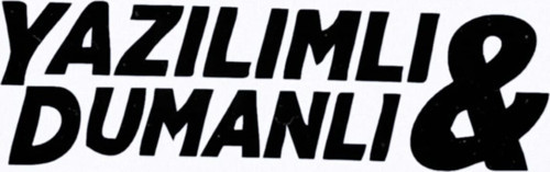 Yazılımlı Dumanlı Oto Sticker 20*5 Cm