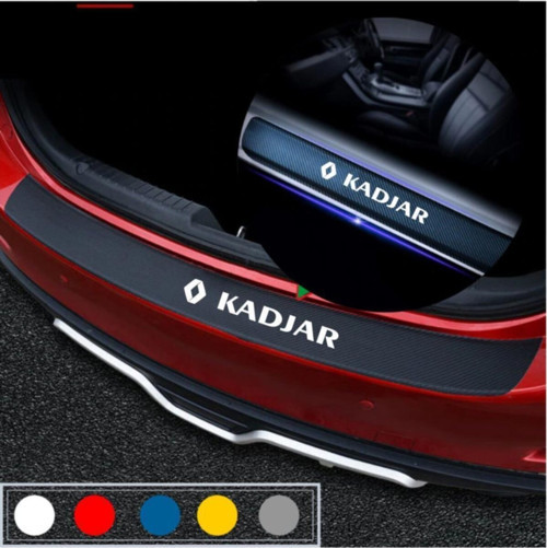 Renault Kadjar İçin Uyumlu Aksesuar Oto Bagaj Ve Kapı Eşiği Sticker Seti Karbon