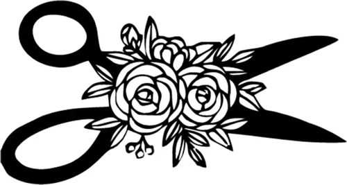 Gül Oto Sticker Siyah 30 X 15 Cm