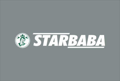 Starbaba Oto Sticker Beyaz 30*5 Cm