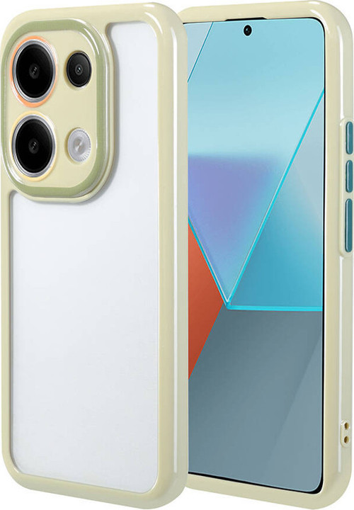 Poco M6 Pro 4G Kılıf Kamera Korumalı Renkli Kenar ve Çerçeve Tasarımlı Ahenk Kapak