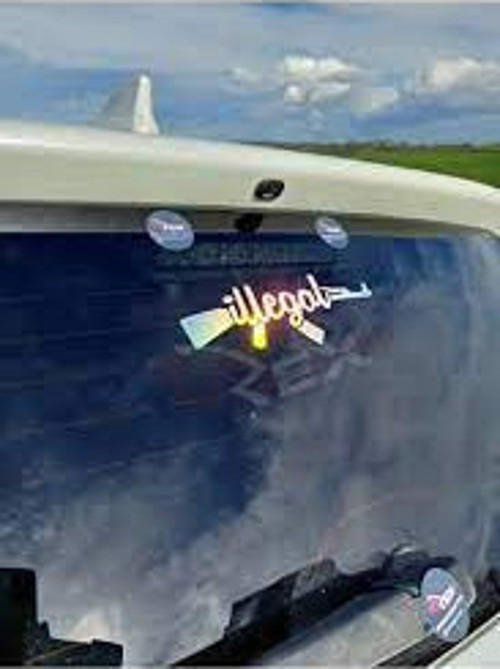 İllegal Hologram Oto Sticker