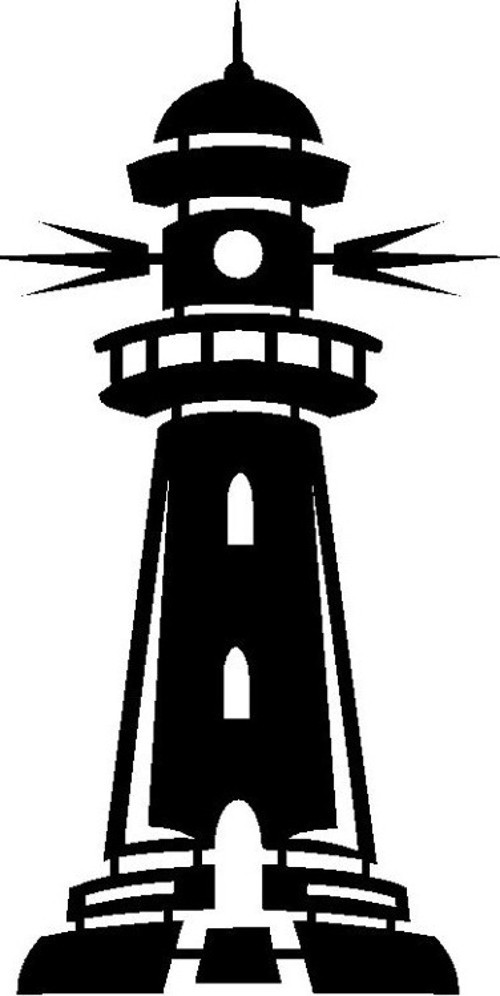 Deniz Feneri Oto Sticker 15 X 30 Cm