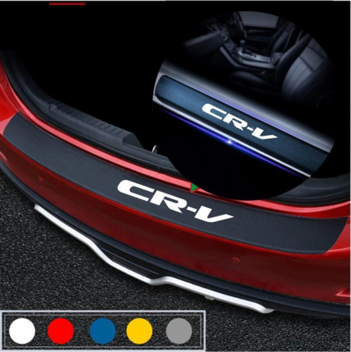 Honda Crv İçin Uyumlu Aksesuar Oto Bagaj Ve Kapı Eşiği Sticker Seti Karbon
