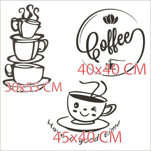 Kahve Görselleri Sticker Seti