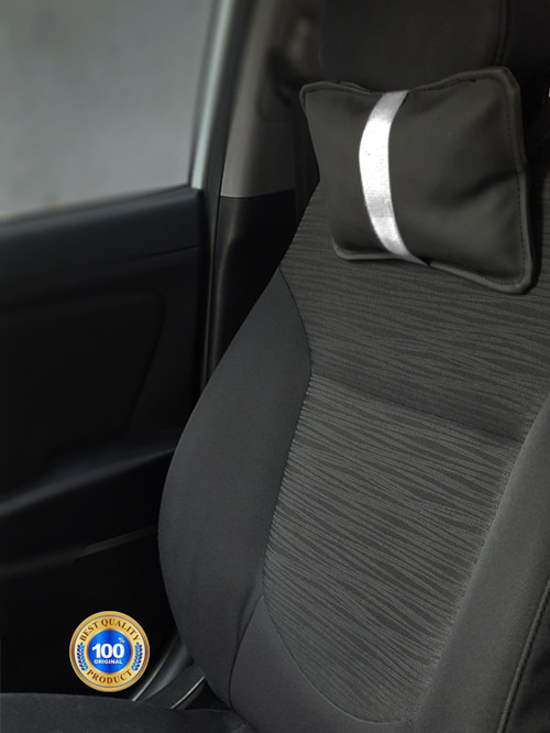 Mercedes Maybach Oto Koltuk Boyun Yastığı Beyaz Şerit 2 Adet