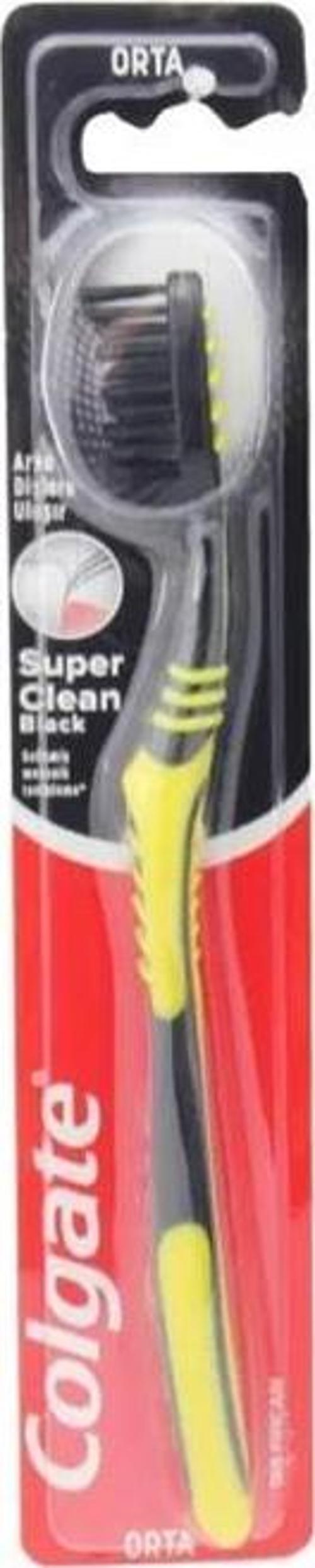 Super Clean Black Orta Diş Fırçası