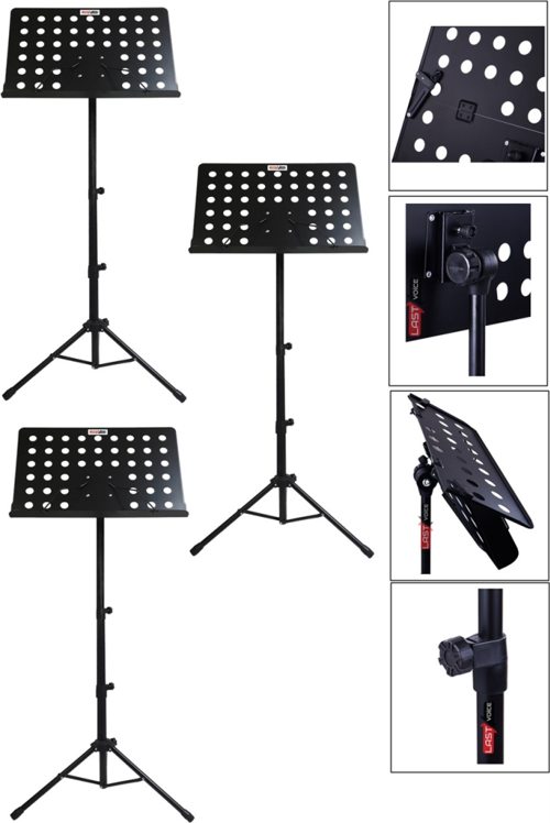 NT104-3X Şef Tipi Katlanır Nota Standı Sehpası (3LÜ Ekonomik Paket)