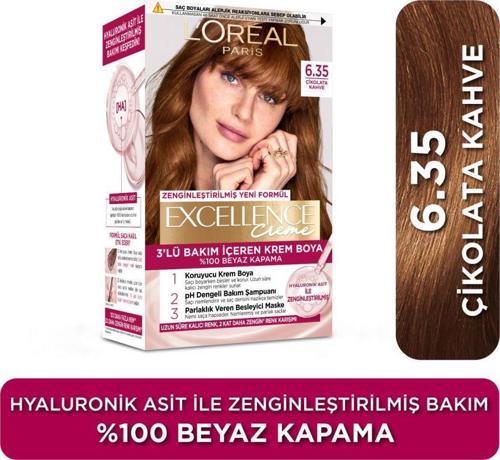 L’Oréal Paris Excellence Creme 6.35 Çikolata Kahve Saç Boyası