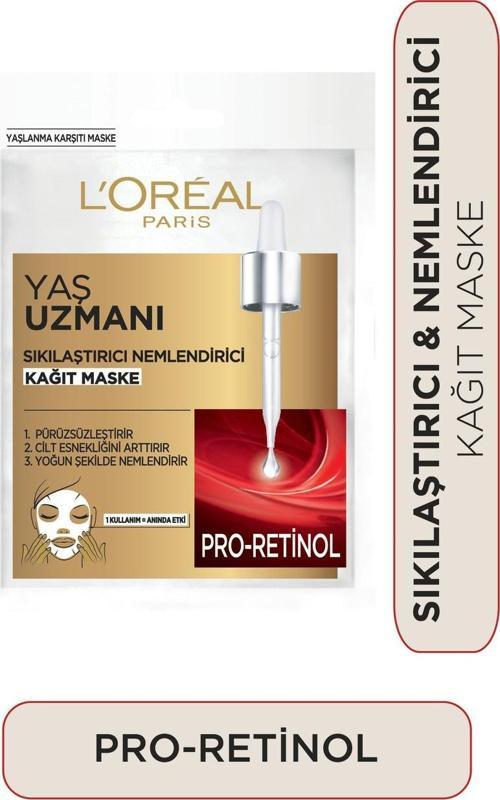 Yaş Uzmanı Sıkılaştırıcı & Nemlendirici Kağıt Maske