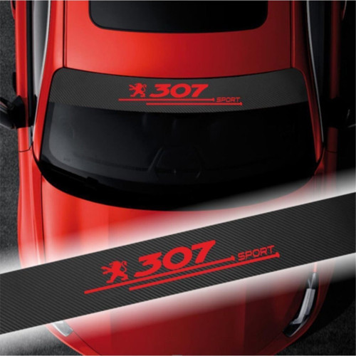 Peugeot 307 İçin Uyumlu Aksesuar Oto Ön Cam Oto Sticker Karbon